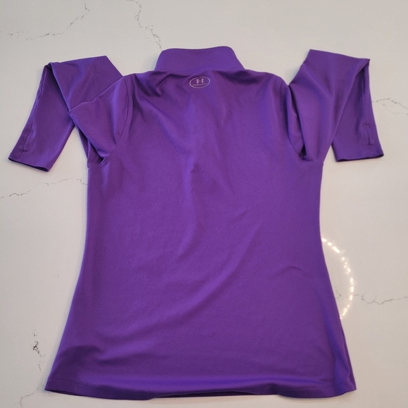 Under Armour heatgear purple full sleeve t-shirt - women's size Small - Picture 9 of 15